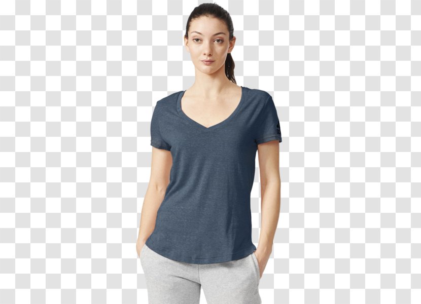 T-shirt Adidas Reebok Blue Clothing - Shirt Transparent PNG