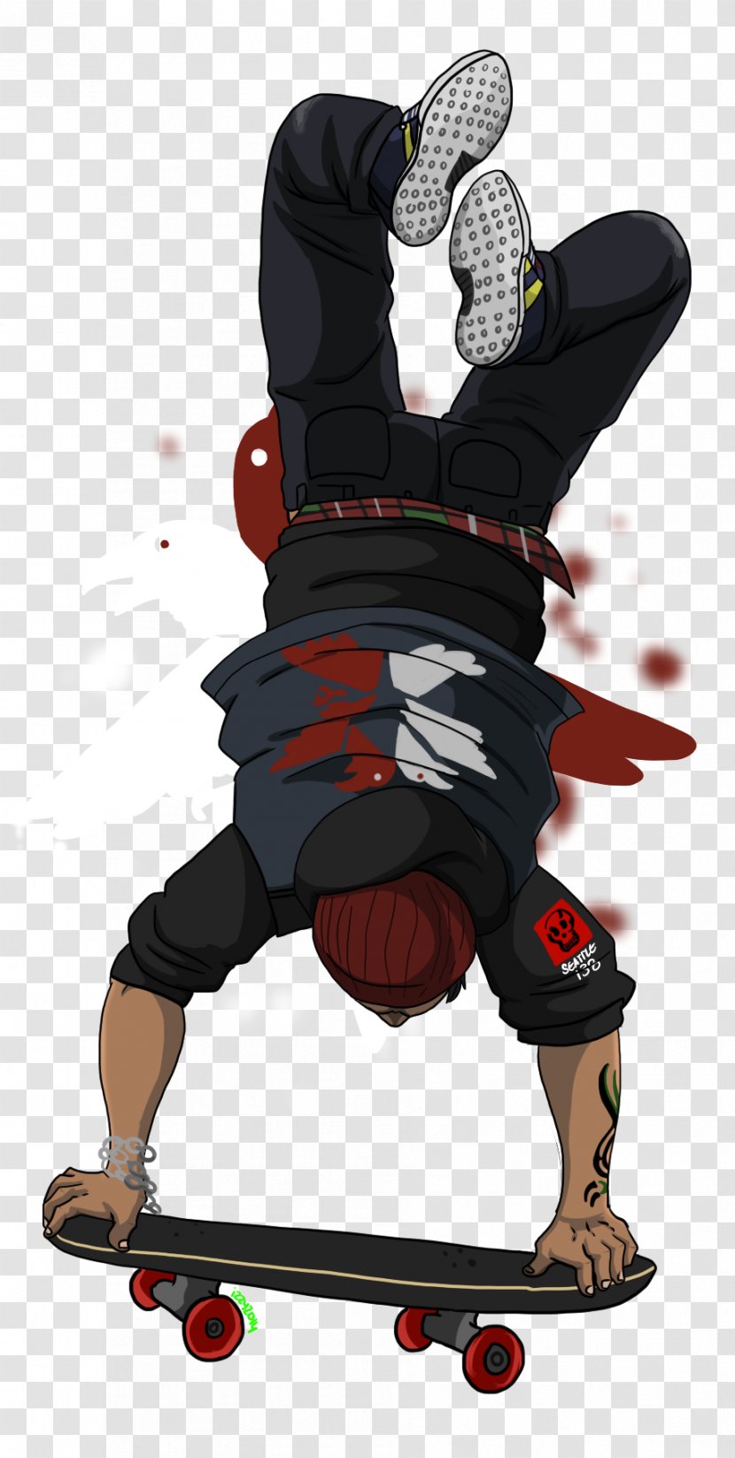 Infamous Second Son Freeboard Delsin Rowe Art Injustice 2 - Handstand Transparent PNG
