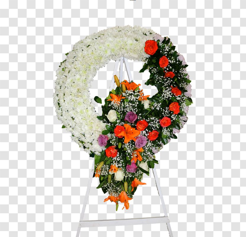 Floral Design Wreath Flower Bouquet Cut Flowers - Hanging Island Transparent PNG