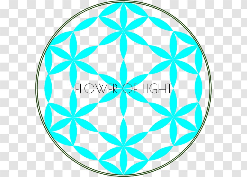 Overlapping Circles Grid Sacred Geometry Astral Projection - Mathematics - Vector Blue Floral Pattern Transparent PNG