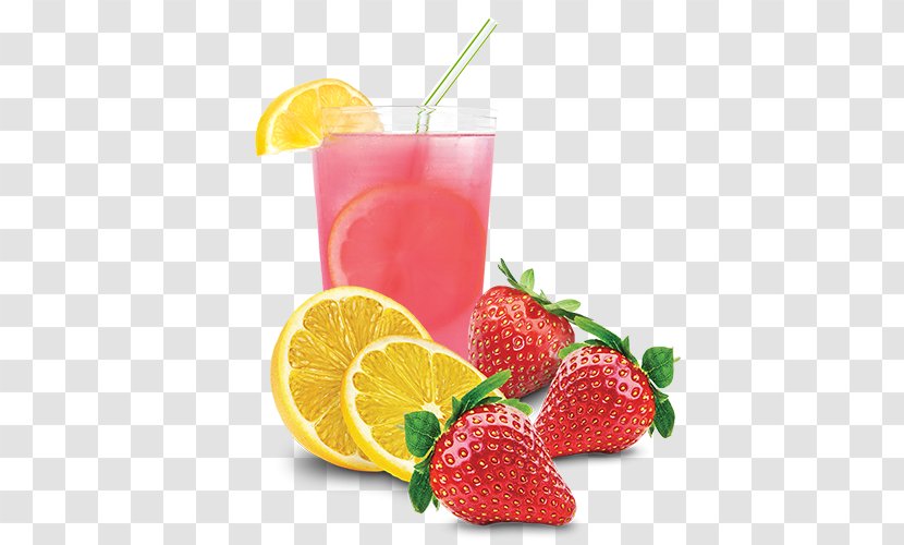 Lemonade Strawberry Ice Cream Fizzy Drinks Transparent PNG