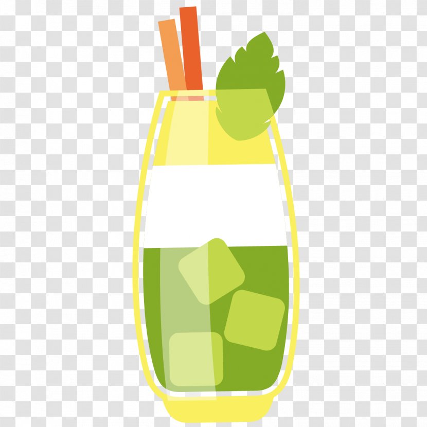Ice Cream Fruit Drink - Lemon Lime - Vector Iced Transparent PNG