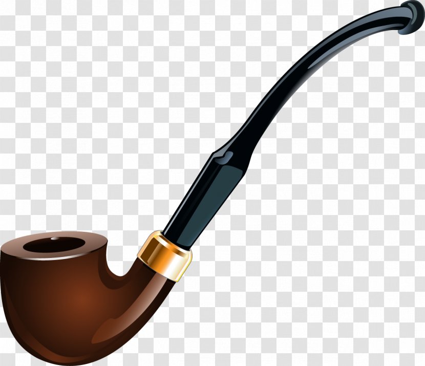 Tobacco Pipe Download Clip Art - Heart - European Retro Material Free Transparent PNG