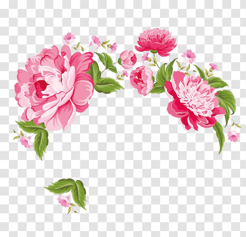 Floral Design Rose Flower Clip Art - Peony Transparent PNG