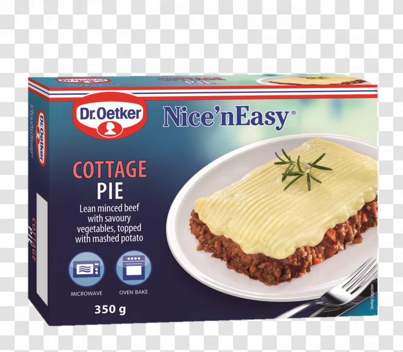 TV Dinner Lasagne Dish Frozen Food - Dr Oetker Transparent PNG