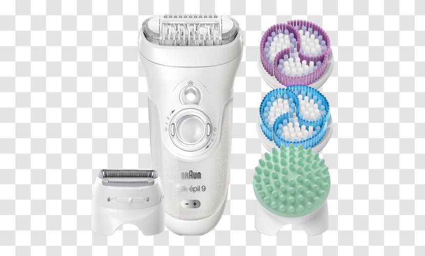 Epilator Hair Removal Braun Face 810 Exfoliation - Electric Razors Trimmers Transparent PNG