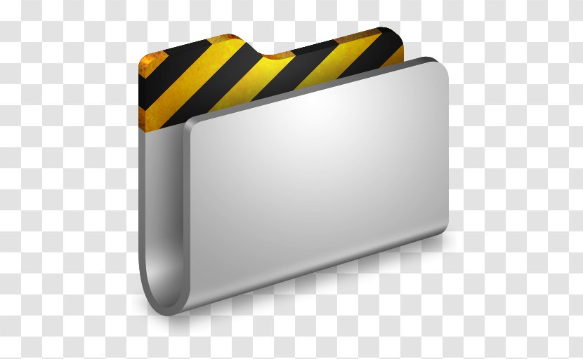 Rectangle Yellow - Projects Metal Folder Transparent PNG