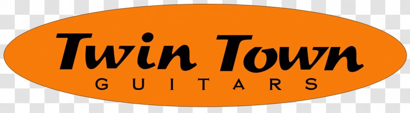 Twin Town Guitars Logo Brand Font - Orange - Warwick Bass Left Transparent PNG