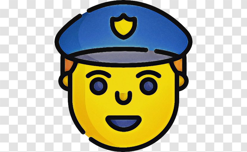 Police Emoji - Traffic - Happy Headgear Transparent PNG