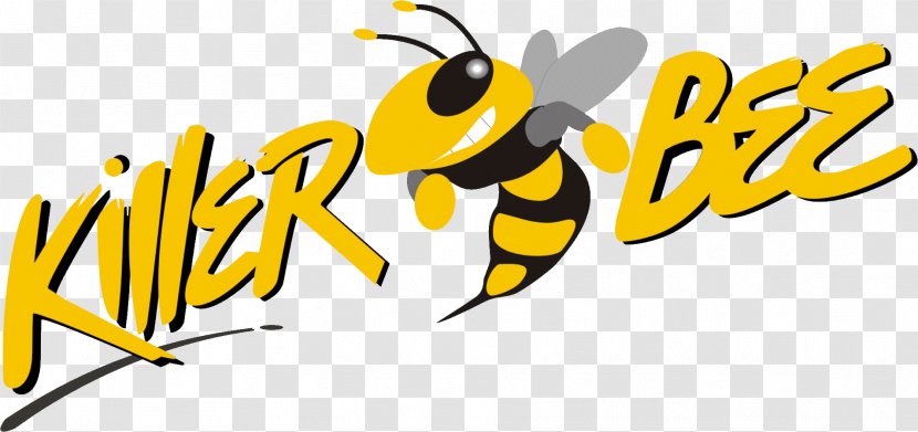 Africanized Bee Logo Honey Insect - Membrane Winged - Cartoon Transparent PNG