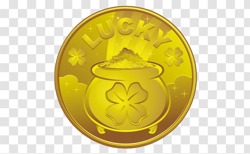 Saint Patrick's Day Gold Coin 17 March - Royaltyfree Transparent PNG
