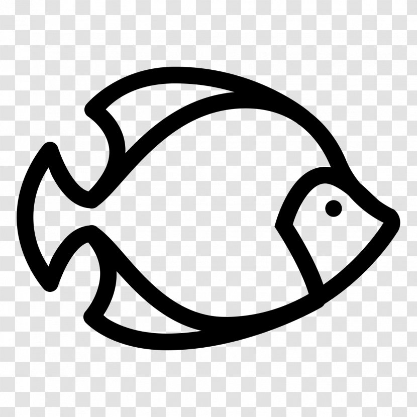 Fishing Symbol Clip Art - Monochrome - BABY SHARK Transparent PNG