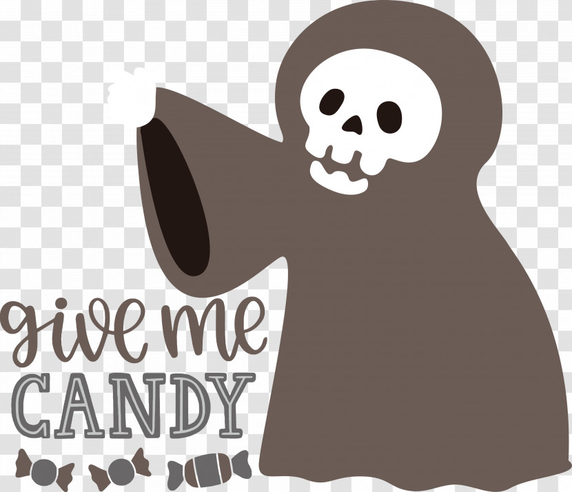 Give Me Candy Halloween Trick Or Treat Transparent PNG