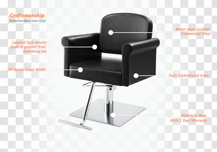 Office & Desk Chairs Beauty Parlour Cosmetologist - Salon Chair Transparent PNG