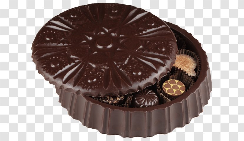 Chocolate Truffle Ganache Praline Cake Transparent PNG