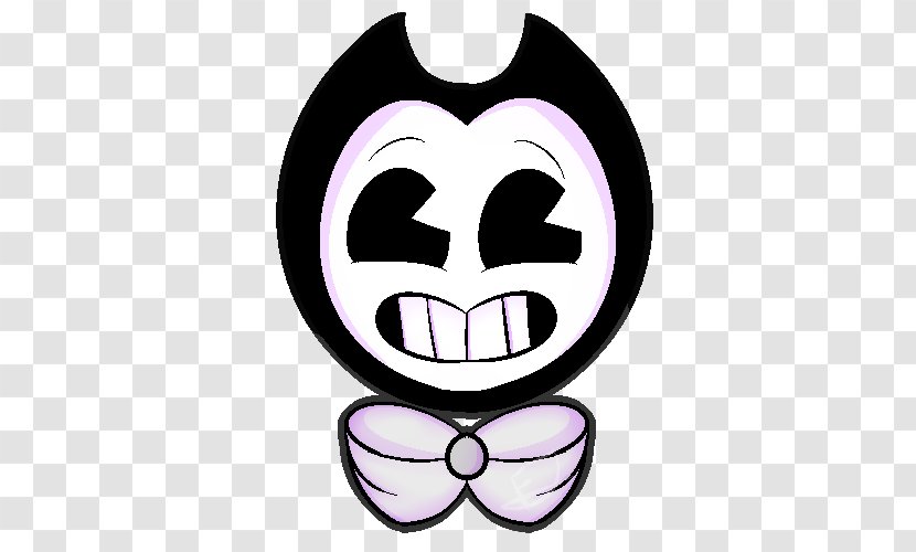 Bendy And The Ink Machine Drawing Smiley - Nose Transparent PNG