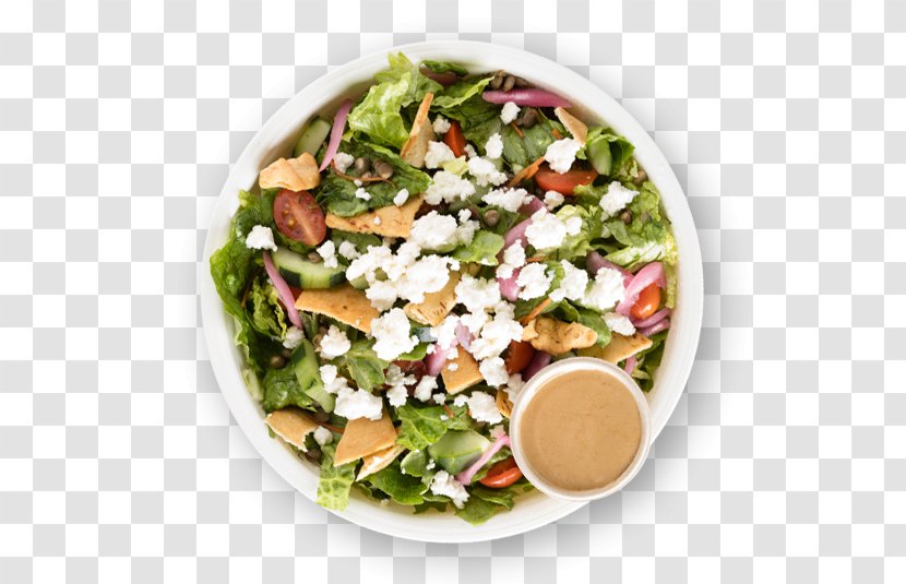 Greek Salad Vegetarian Cuisine Spinach Fattoush Caesar - Dish - Toast Transparent PNG