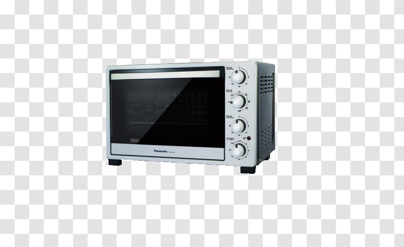Oven Furnace Panasonic Electric Stove Electricity - Toaster - Silver Transparent PNG