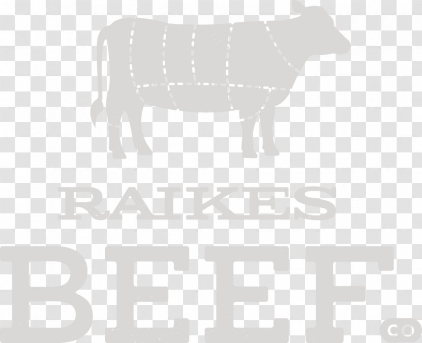 Cattle Logo Brand Product Design Font - White Transparent PNG