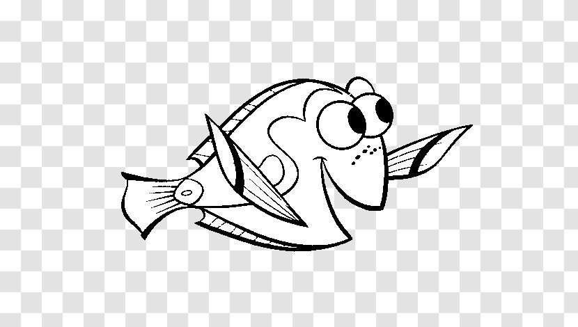 Coloring Book Finding Nemo Adult Child Blue Tang - Symbol - Rox Rouky Transparent PNG