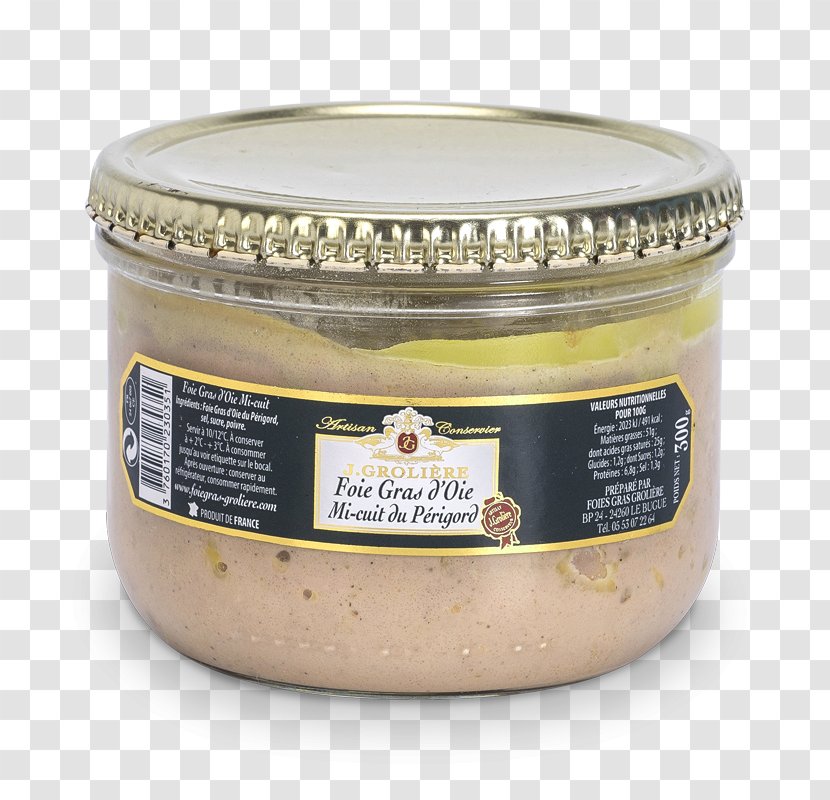 Duck Foie Gras Goose Recipe Condiment - Dish Transparent PNG