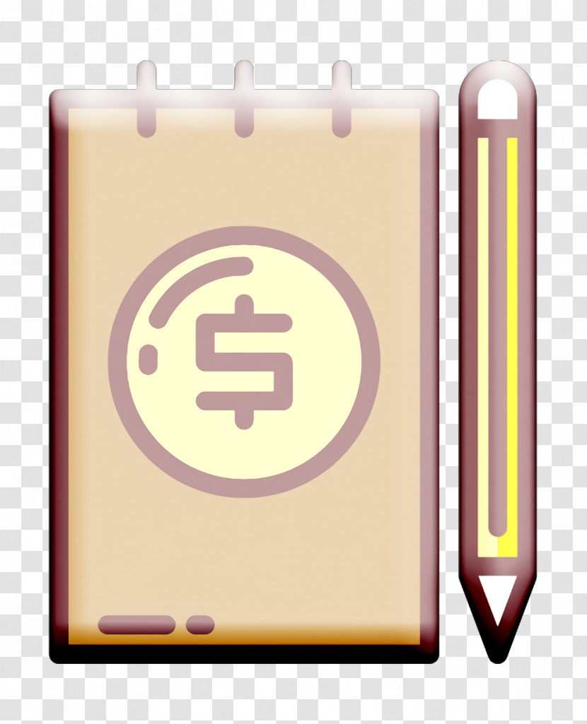 Notebook Icon Note Icon Money Funding Icon Transparent PNG