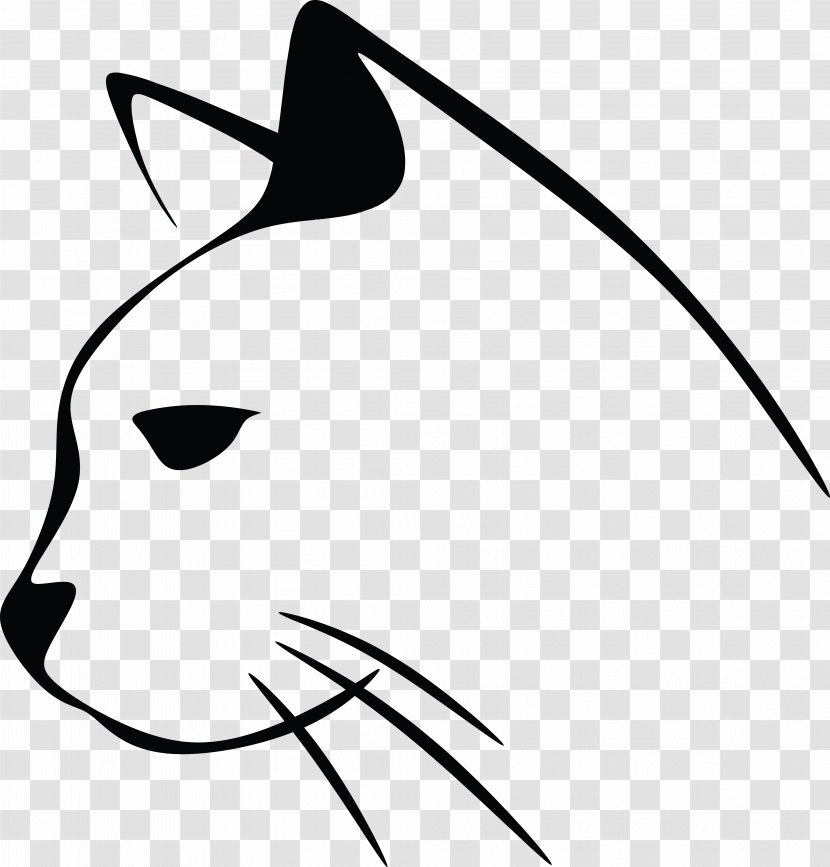 Cat Line Art Clip - Heart - Nose Transparent PNG