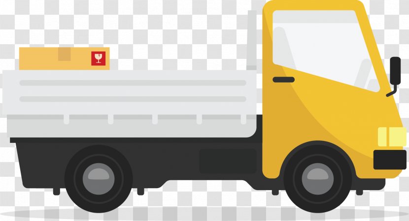 Car Truck Commercial Vehicle Icon - Yellow - Flash Delivery Transparent PNG
