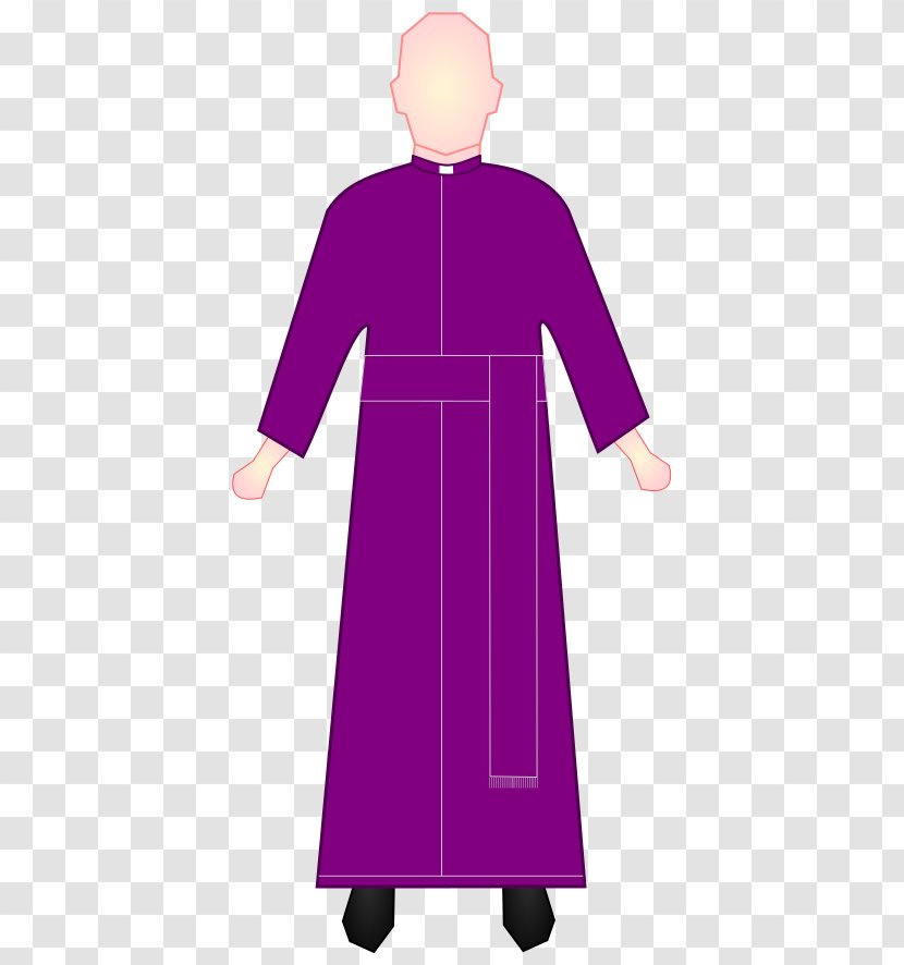 Chaplain Of His Holiness Cassock Deacon Bishop - Standing - Archbishop Transparent PNG