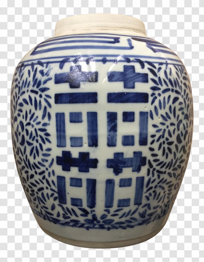 Blue And White Pottery Ceramic Vase Jar Transparent PNG