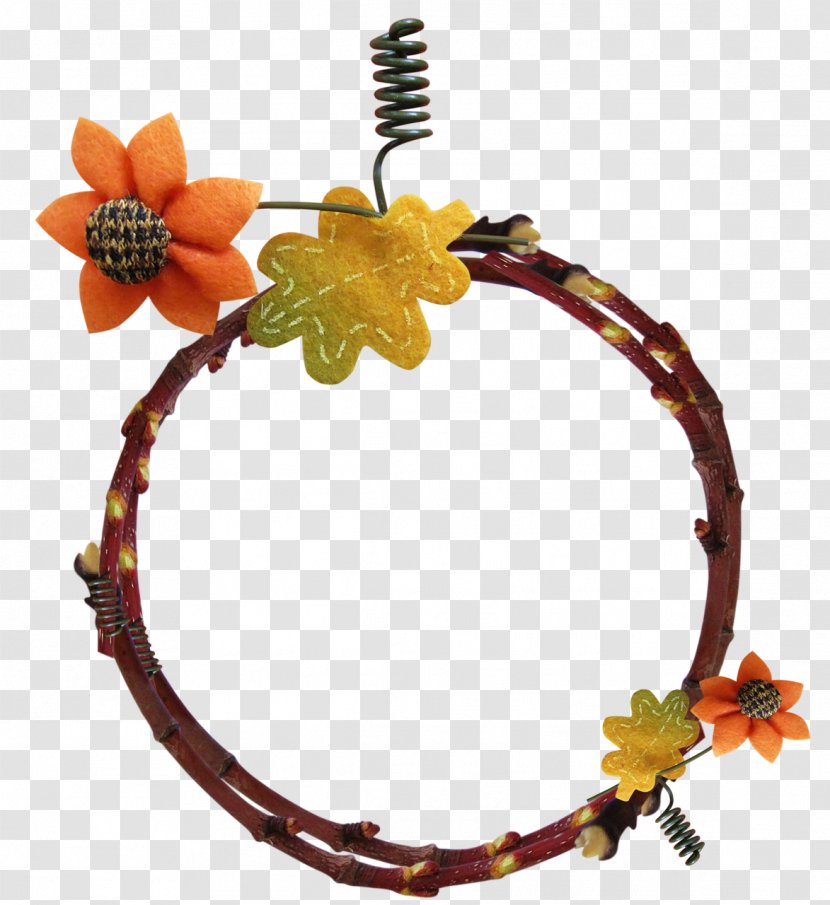 Wreath Flower Clip Art - Body Jewelry - Autumn Transparent PNG