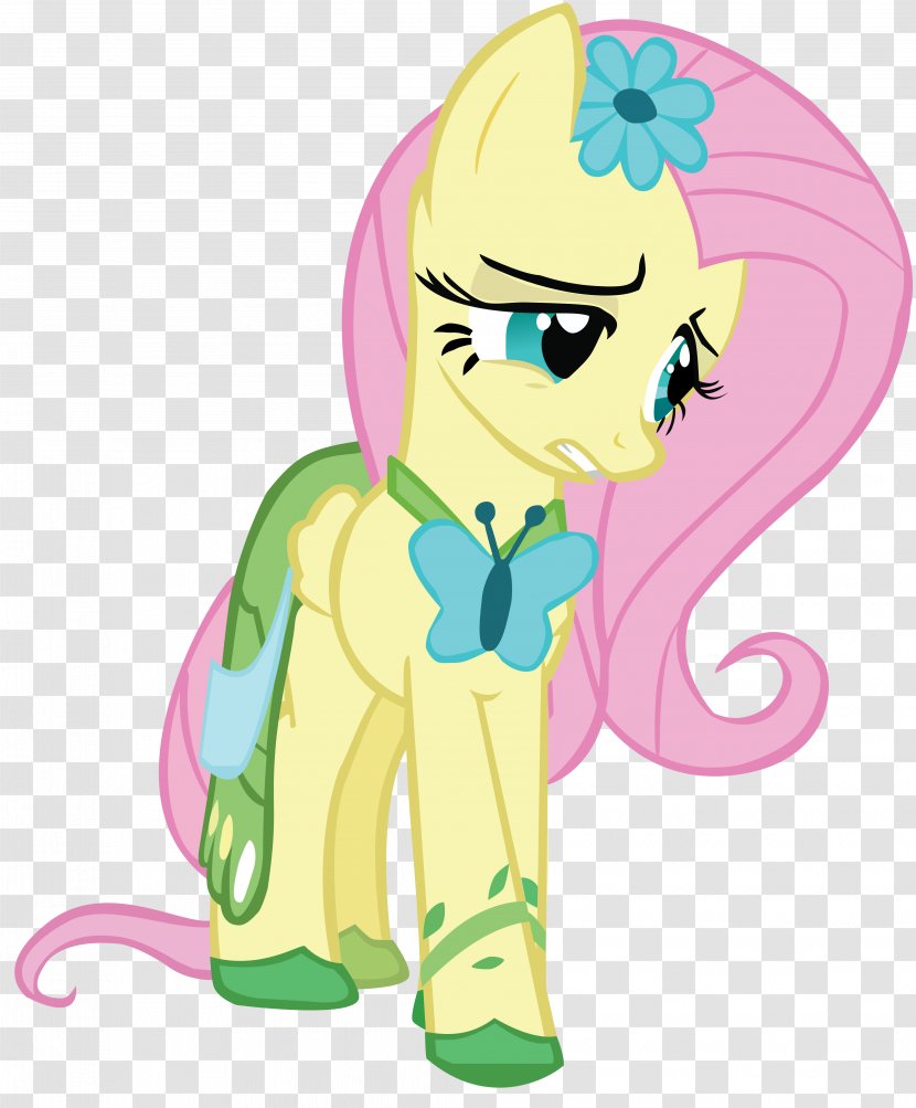 My Little Pony Fluttershy Rarity Dress - Flower - Wedding Transparent PNG