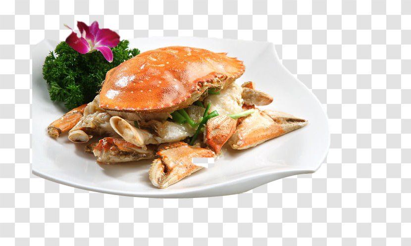 Seafood Fried Rice Crab Chinese Cuisine Lions Head - Onion - Jiangcong Dungeness Transparent PNG