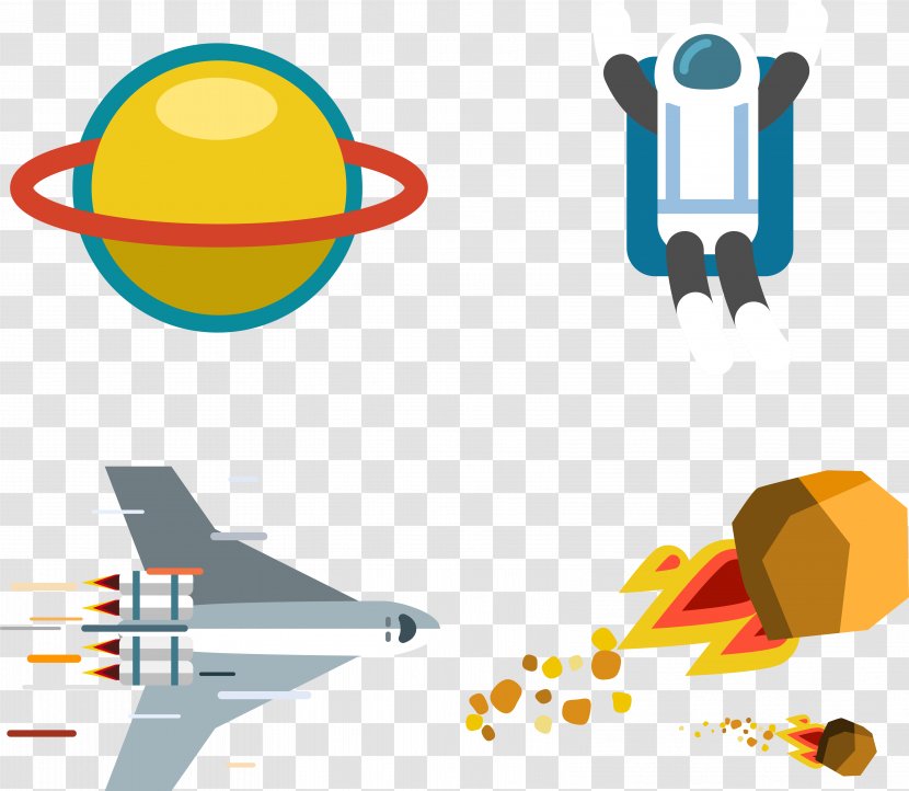 Outer Space Universe Drawing Sky - Rocket - Toward Icons Transparent PNG