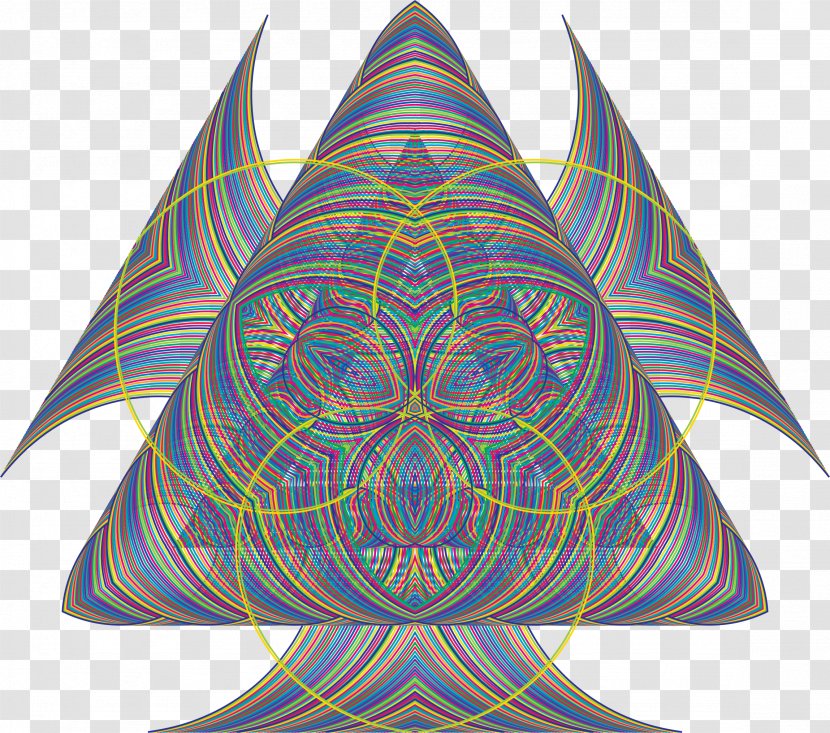 Symmetry Pattern - Colorful Waves Transparent PNG