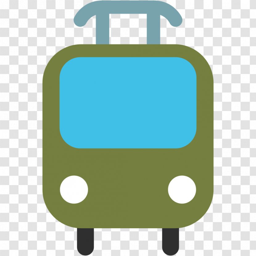 Trolley Emoji Text Messaging SMS Tram-EM - Trolleybus Transparent PNG