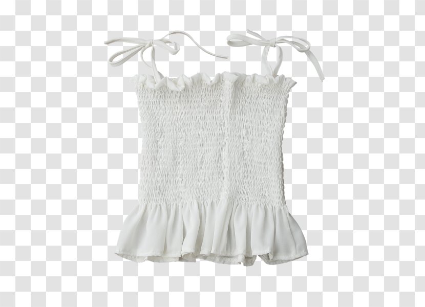 Spaghetti Strap T-shirt Ruffle Blouse - Tshirt - Crochet Casual Flat Shoes For Women Transparent PNG
