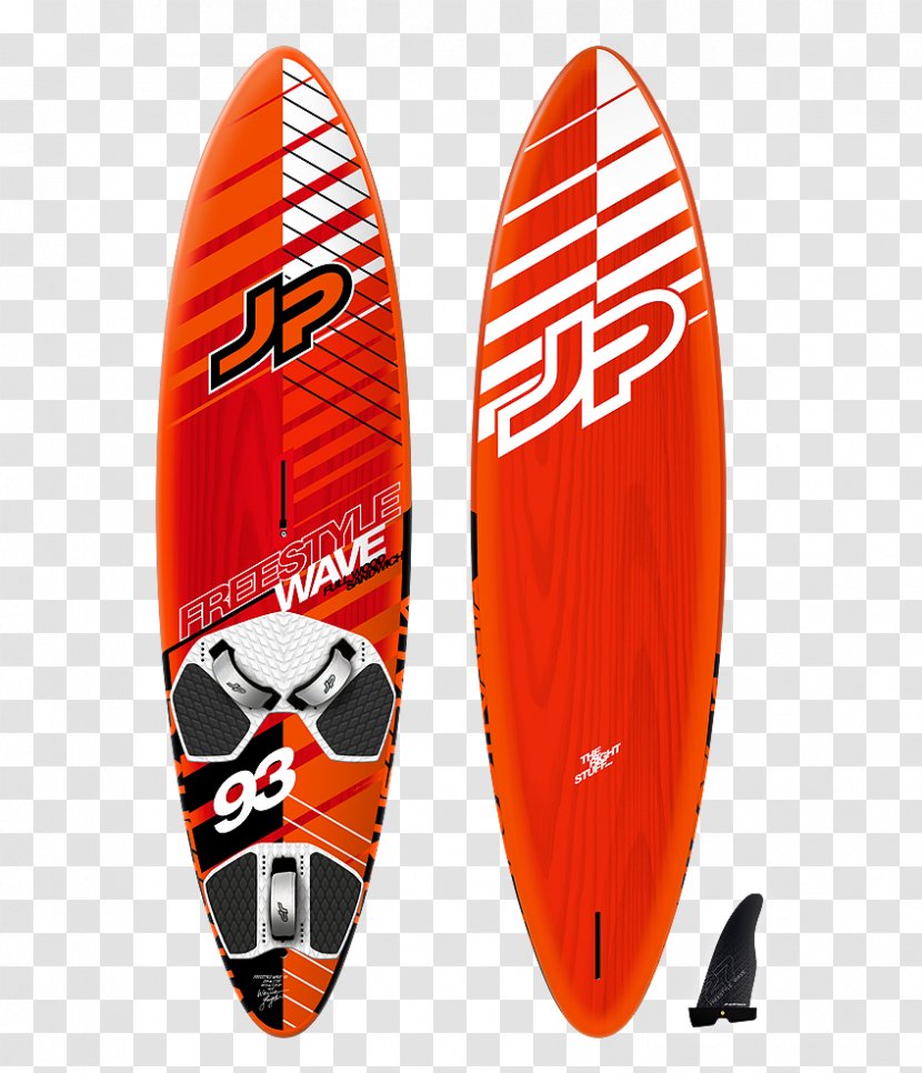 Wind Wave Windsurfing Surfboard - Orange Transparent PNG
