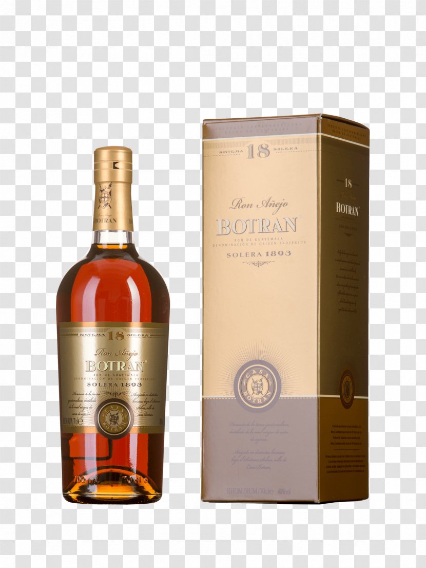 Whiskey Botran 18 Anejo Rum / Solera 1893 Ron Dark - Liqueur - Whisky Transparent PNG