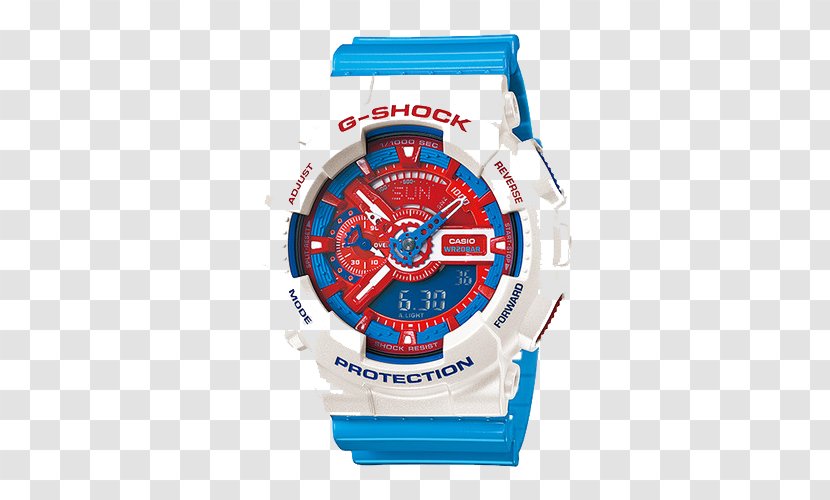 Casio F-91W Watch G-Shock Strap Jewellery - Captain America Transparent PNG