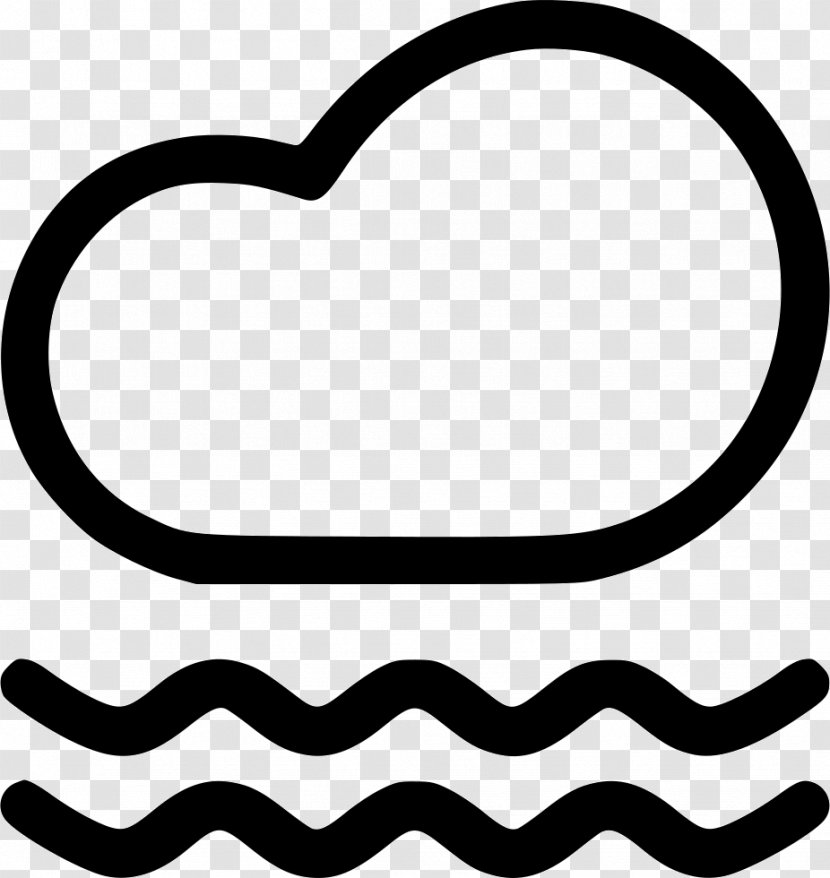 Clip Art Cloud Fog Weather - Line Transparent PNG