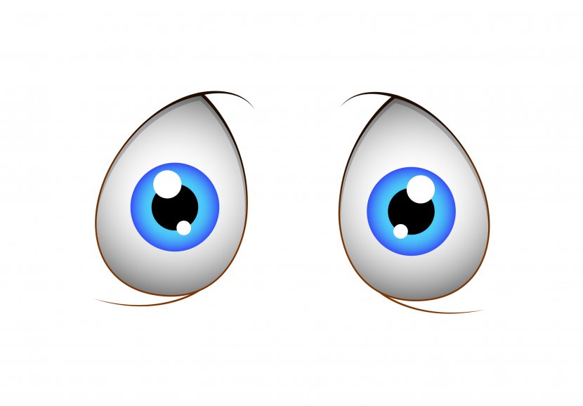 Eye Royalty-free Cartoon - Text - Eyes Transparent PNG