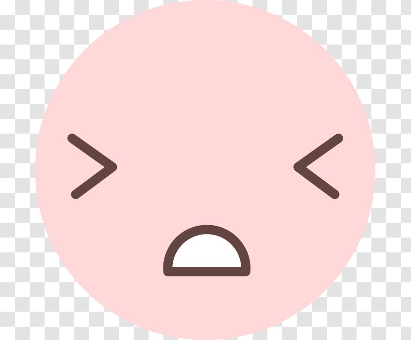 Snout Mouth Jaw Font - Smile - Cute Round Face Transparent PNG