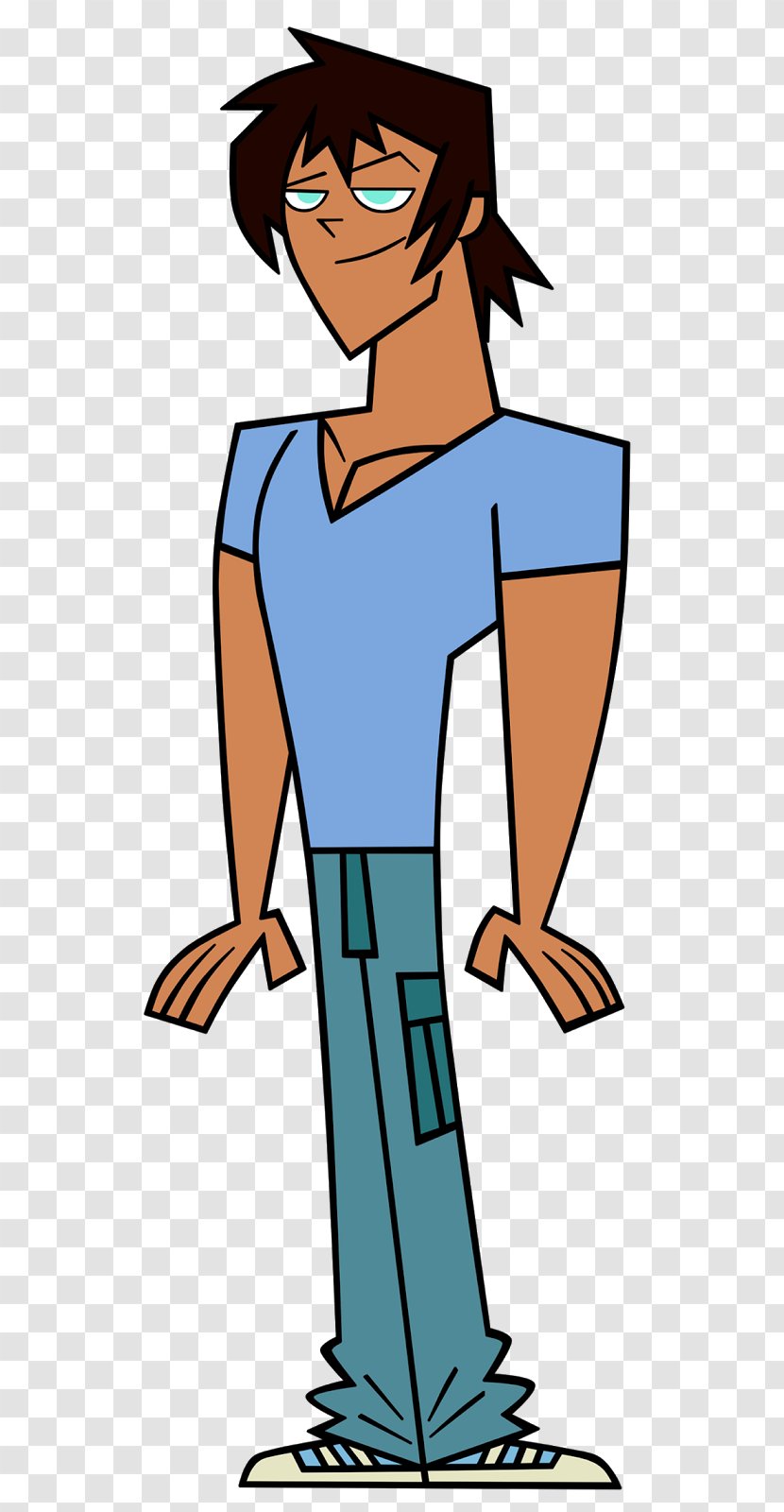Total Drama Island Character Line Art Clip - Heart - Tifanny Transparent PNG