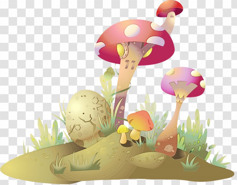 Mushroom Cartoon - Desktop Environment - Aquarium Decor Organism Transparent PNG