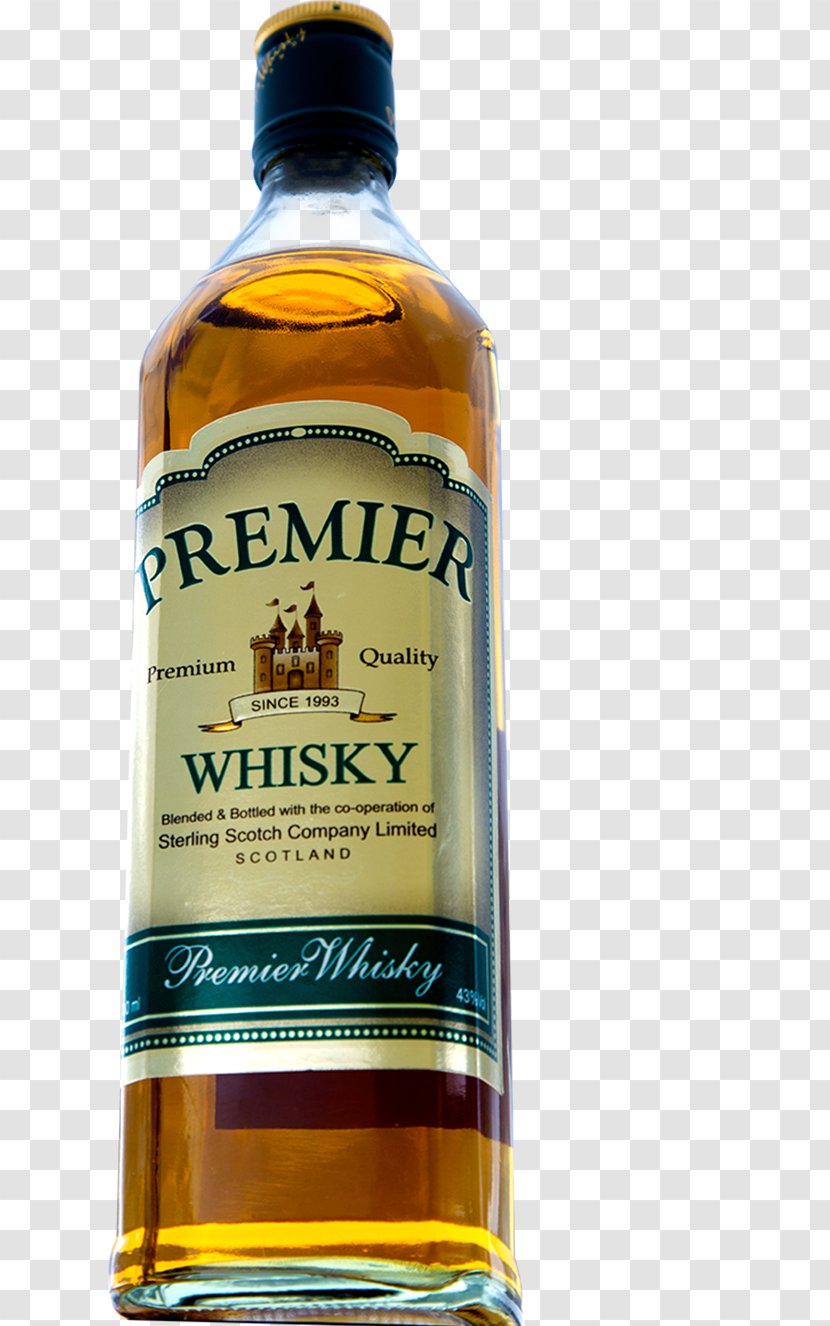 Liqueur Whiskey Scotch Whisky Glass Bottle Alcoholic Drink - Yangon Region Transparent PNG