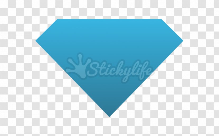Brand Rectangle Triangle - Turquoise Transparent PNG