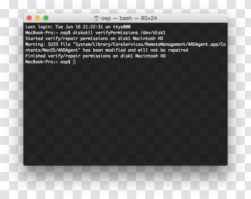 Cd Command MacOS - Screenshot - CD Transparent PNG