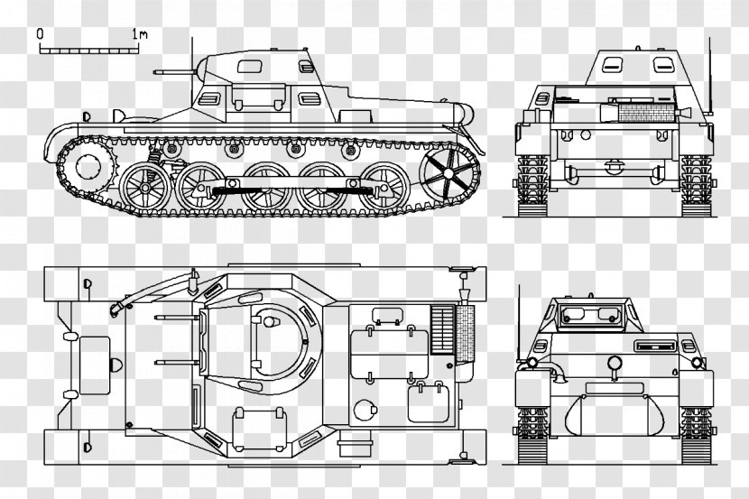 Germany Panzer IV German Heavy Tank Battalion - M2 Light - Plan Transparent PNG