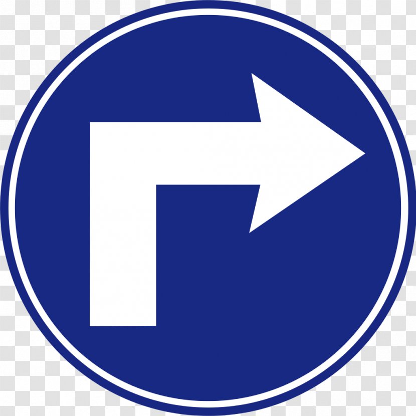 Traffic Sign U-turn Regulatory - Public Domain - Right Arrow Transparent PNG